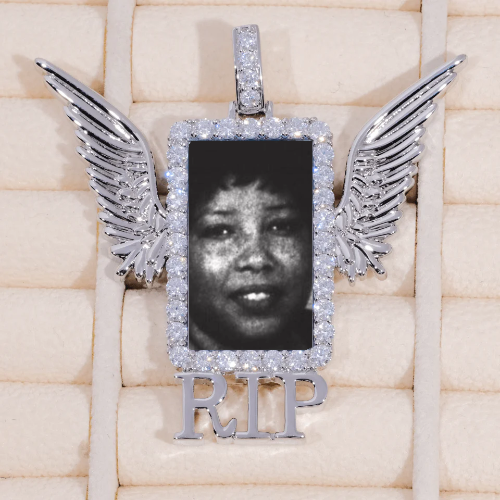 RIP WING 3D CUSTOM PICTURE PENDANT