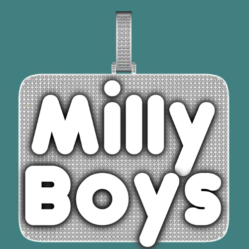 CUSTOM LETTER NECKLACE 3D BIG SQUARE