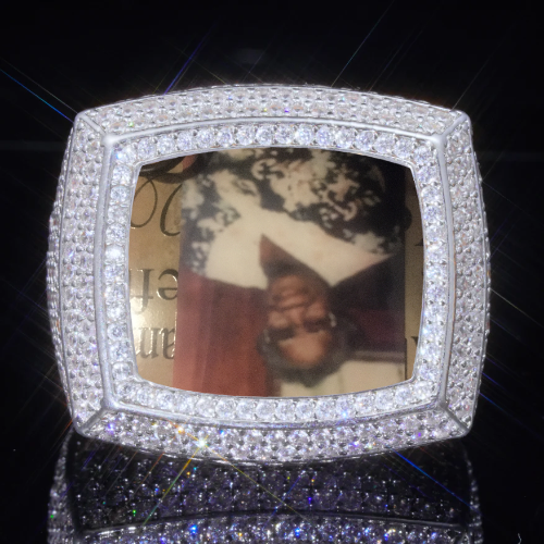 3D CUSTOM PICTURE ICED RING