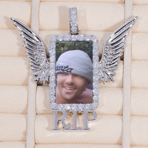 RIP WING 3D CUSTOM PICTURE PENDANT
