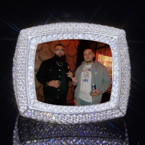 3D CUSTOM PICTURE ICED RING