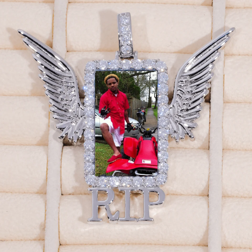 RIP WING 3D CUSTOM PICTURE PENDANT