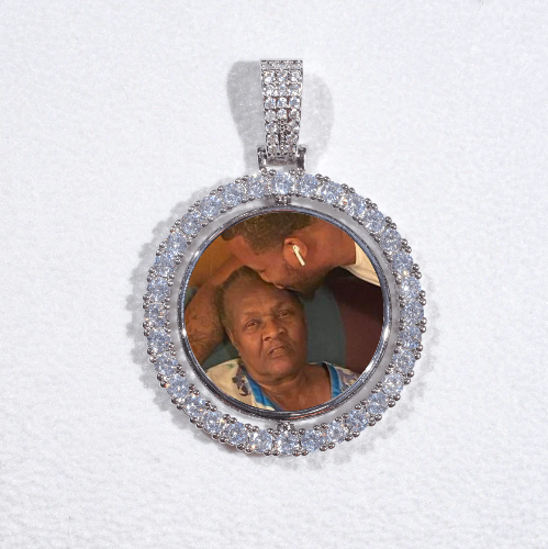3D Spinning 2-Faced Custom Picture Pendant
