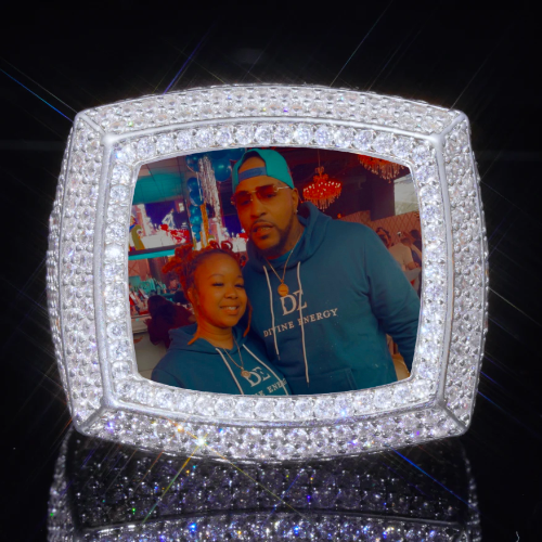 3D CUSTOM PICTURE ICED RING