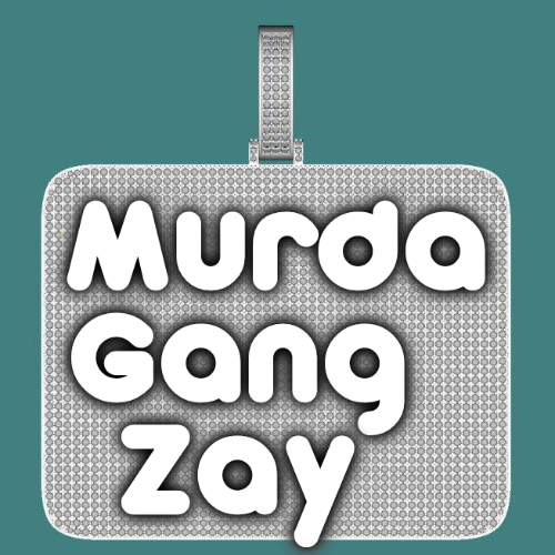 CUSTOM LETTER NECKLACE 3D BIG SQUARE