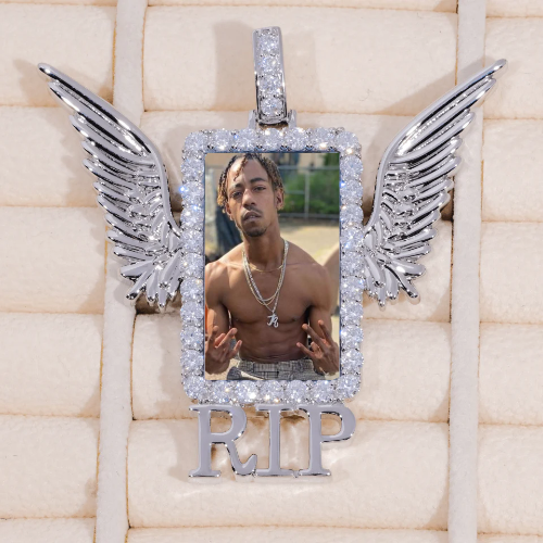 RIP WING 3D CUSTOM PICTURE PENDANT