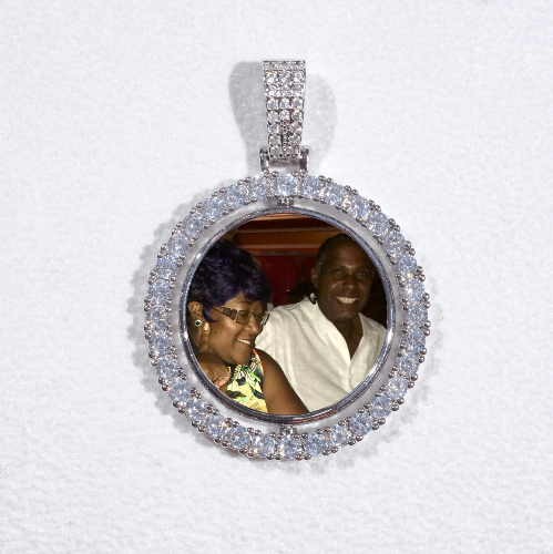 3D Spinning 2-Faced Custom Picture Pendant