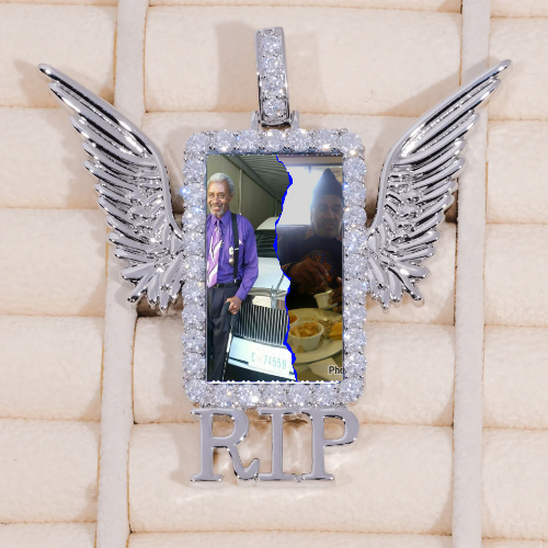 RIP WING 3D CUSTOM PICTURE PENDANT