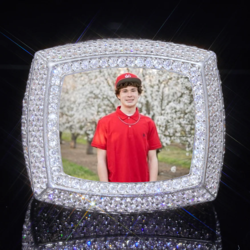 3D CUSTOM PICTURE ICED RING
