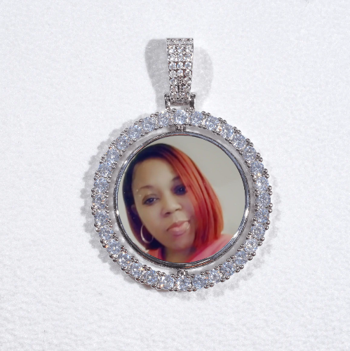 3D Spinning 2-Faced Custom Picture Pendant