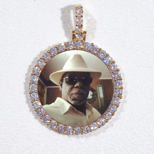 3D CIRCLE CUSTOM PICTURE PENDANT SMALL SIZE