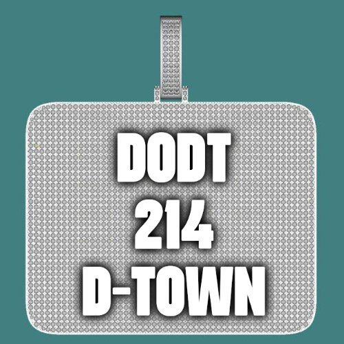 CUSTOM LETTER NECKLACE 3D BIG SQUARE