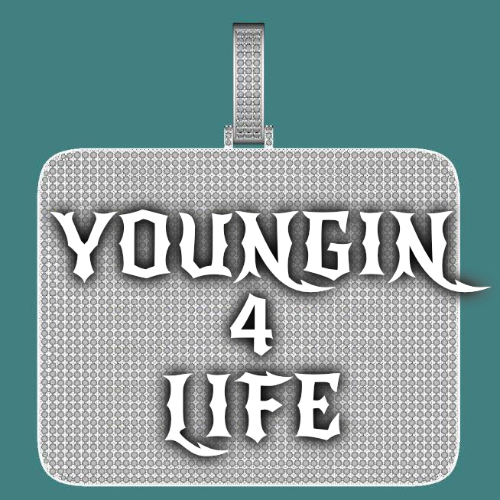CUSTOM LETTER NECKLACE 3D BIG SQUARE