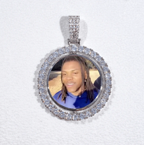 3D Spinning 2-Faced Custom Picture Pendant