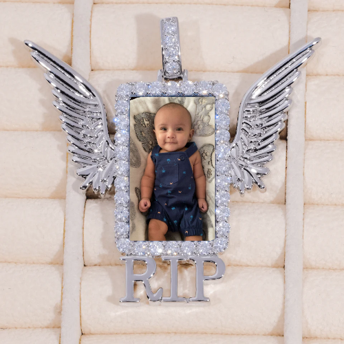 RIP WING 3D CUSTOM PICTURE PENDANT