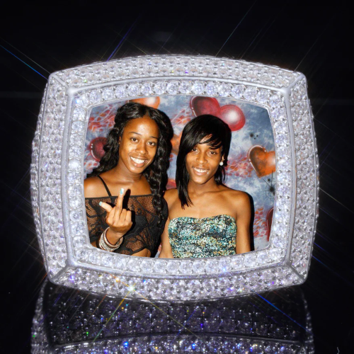 3D CUSTOM PICTURE ICED RING