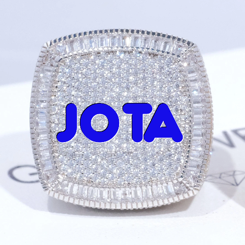 CUSTOM LETTER 3D ICED RING