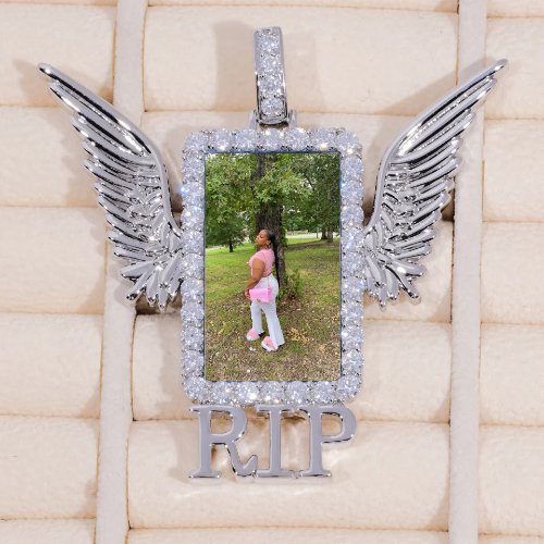 RIP WING 3D CUSTOM PICTURE PENDANT