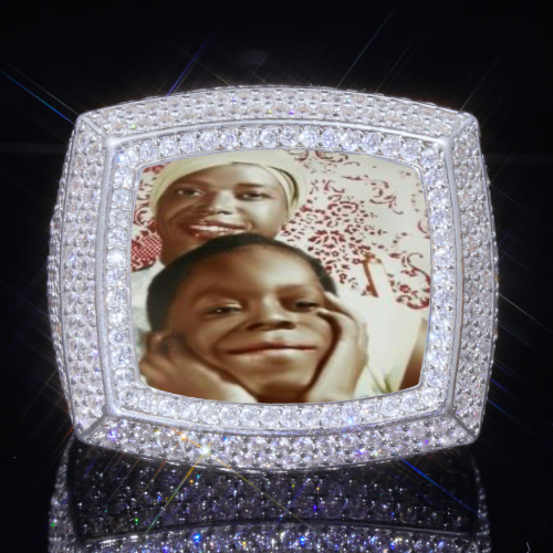 3D CUSTOM PICTURE ICED RING
