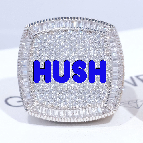 CUSTOM LETTER 3D ICED RING