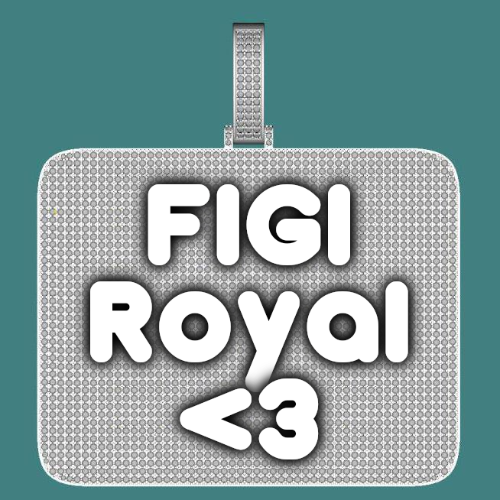 CUSTOM LETTER NECKLACE 3D BIG SQUARE