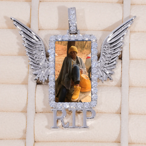RIP WING 3D CUSTOM PICTURE PENDANT