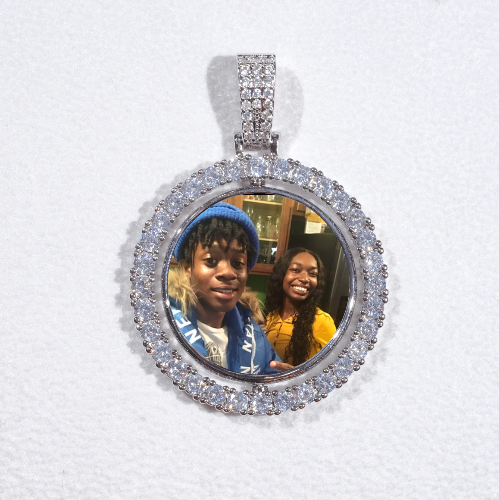 3D Spinning 2-Faced Custom Picture Pendant
