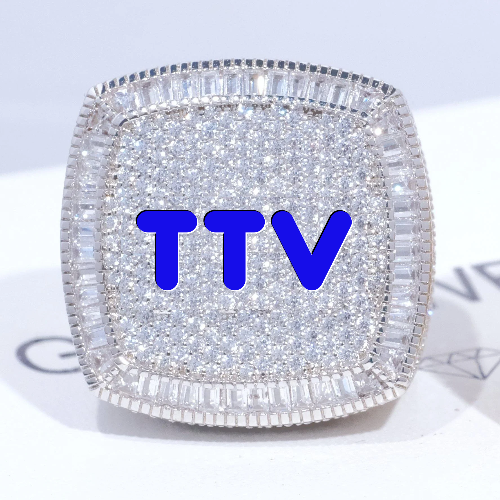 CUSTOM LETTER 3D ICED RING