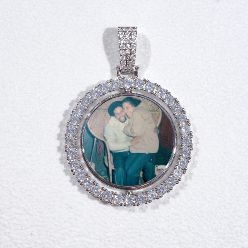 3D Spinning 2-Faced Custom Picture Pendant