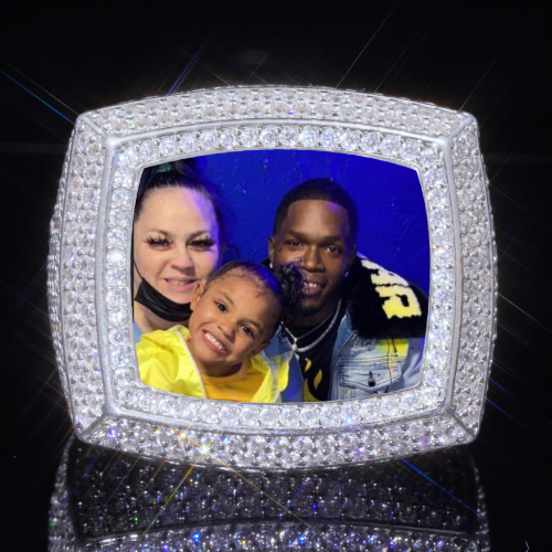 3D CUSTOM PICTURE ICED RING