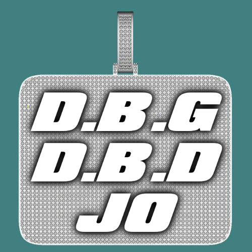 CUSTOM LETTER NECKLACE 3D BIG SQUARE
