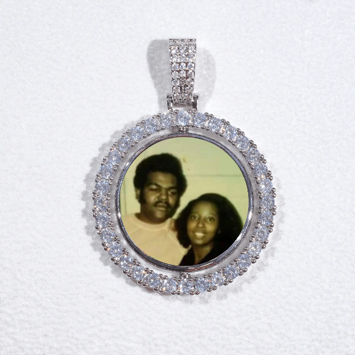 3D Spinning 2-Faced Custom Picture Pendant