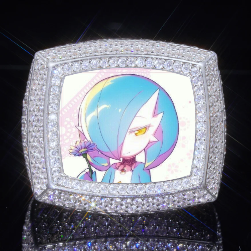 3D CUSTOM PICTURE ICED RING