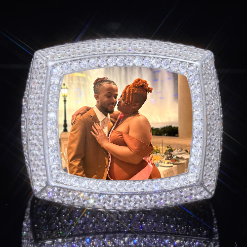 3D CUSTOM PICTURE ICED RING