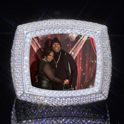 3D CUSTOM PICTURE ICED RING