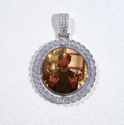 3D Spinning 2-Faced Custom Picture Pendant