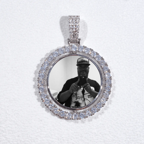 3D Spinning 2-Faced Custom Picture Pendant