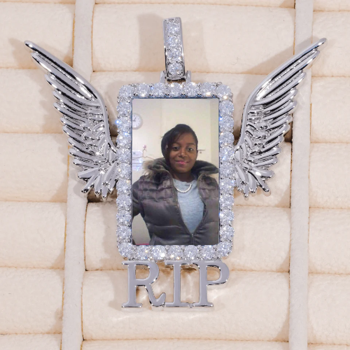 RIP WING 3D CUSTOM PICTURE PENDANT