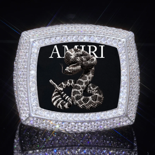 3D CUSTOM PICTURE ICED RING