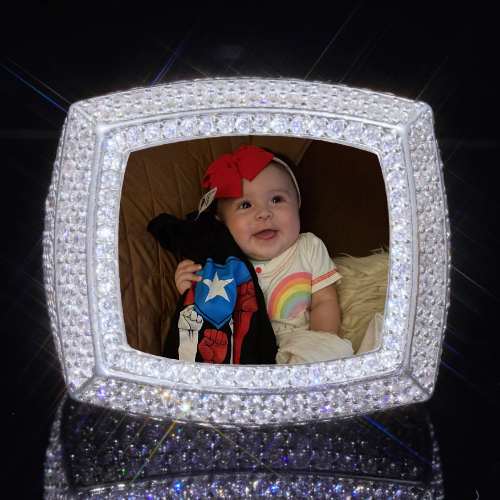 3D CUSTOM PICTURE ICED RING