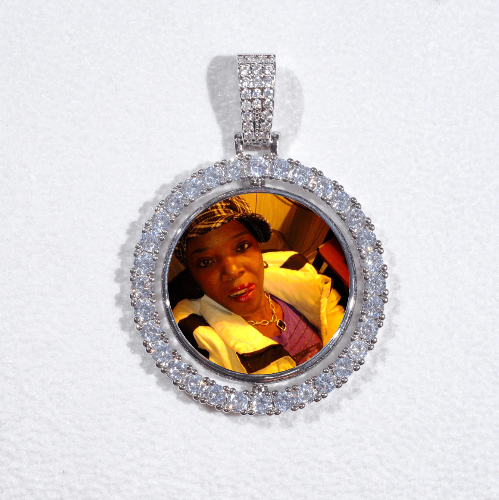 3D Spinning 2-Faced Custom Picture Pendant