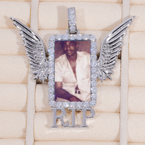 RIP WING 3D CUSTOM PICTURE PENDANT