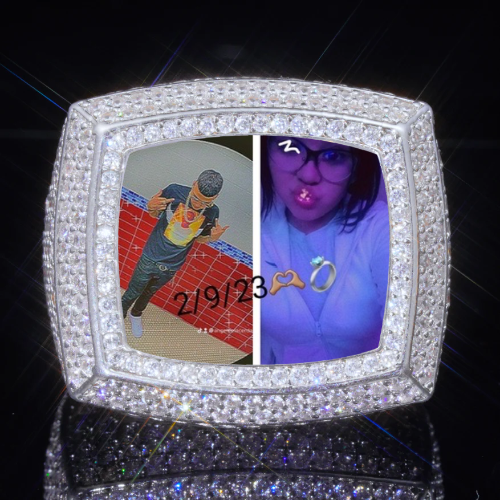 3D CUSTOM PICTURE ICED RING