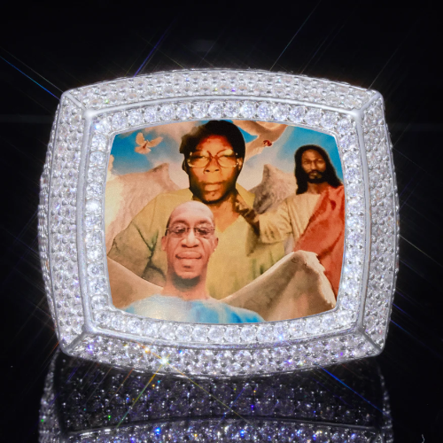3D CUSTOM PICTURE ICED RING