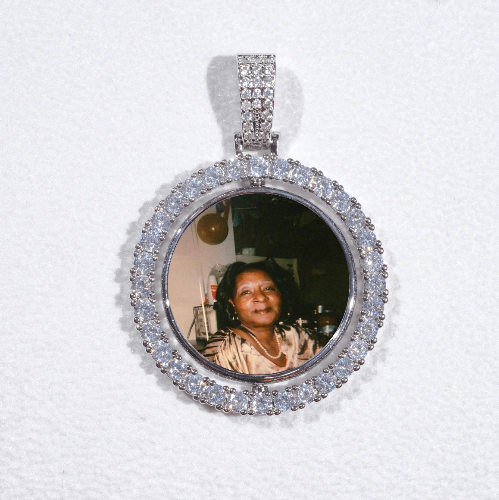 3D Spinning 2-Faced Custom Picture Pendant