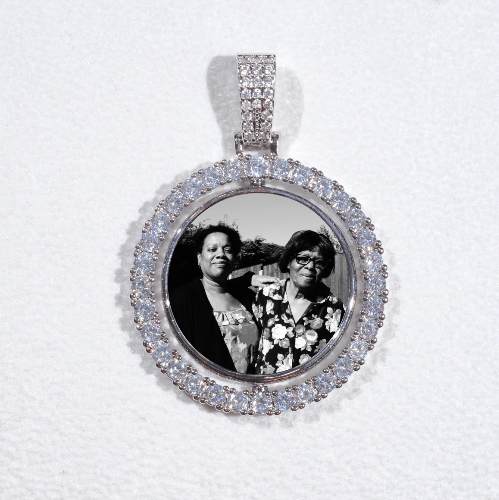 3D Spinning 2-Faced Custom Picture Pendant