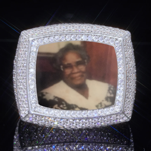 3D CUSTOM PICTURE ICED RING