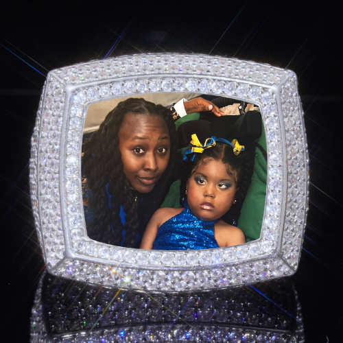 3D CUSTOM PICTURE ICED RING