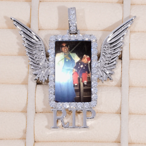 RIP WING 3D CUSTOM PICTURE PENDANT