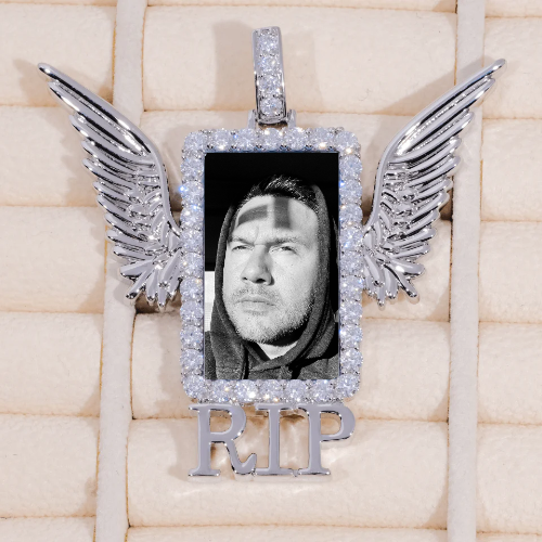 RIP WING 3D CUSTOM PICTURE PENDANT